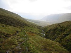 Bealach na Feithe. Poor track to east of the bealach; it gradually improves as it descends to Gobernuisgach Lodge. © Christopher Doake, Geograph