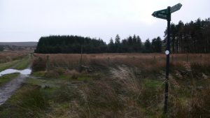 Right Of Way sign near Listonshiels. © Calum McRoberts , Geograpic