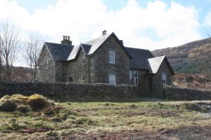 The old Schoolhouse, Head of Loch Teacuis. © Peter Bond, Geograph