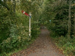 NN 623 079: the start of the Callander to Strathyre Cycleway, a former railway line. © Paul McIlroy, Geograph