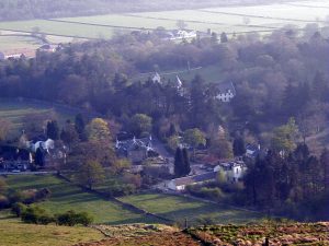 A view of Clachan of Campsie taken from the viewpoint carpark on the Crow Road. © Bill Jarvie, Geograph