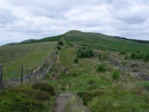 NS731813: looking west along the path to Tamtain. © Robert Murray, Geograph