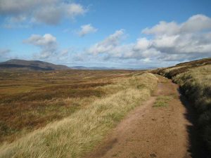 The Capel Road is one of the traditional routes for crossing the Mounth and leads to Ballater from Glen Clova.