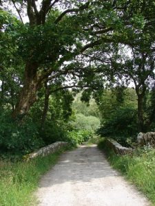 Glen Bridge carries the track of the Old Military Road over the Skyre Burn between the Corse of Slakes Road and Anwoth. © Chris Newman, Geograph