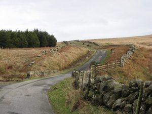 Englishman's Bridge: the Military Road crosses the Englishman's Burn on the way up to the pass over Glenquicken Moor. © Richard Webb, Geograph