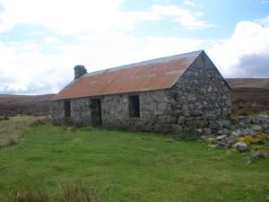 NH575837: Garbhairidh, ruined cottage beside the Allt Coire Thorcaill. © John Ferguson, Geograph
