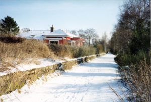 The former Murtle Station (NJ 8724 0185), opened in 1853 and closed to regular passenger traffic on 5 April 1937. © Rod Richmond, Geograph