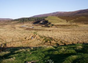 NJ069164: a boggy track goes through here, crossing the Dorback Burn on the way up to Eag Mhor. © Dorothy Carse, Geograph