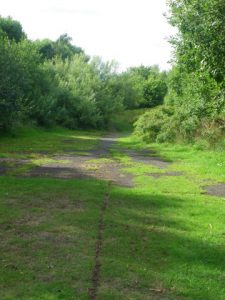Start of the path near Meikle Earnock Road. © Paul Hannon, Paul Hannon (ScW member)