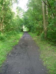 View along the Earnock Miners' Path. © Paul Hannon, Paul Hannon (ScW member)