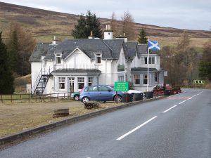 NN900365 Amulree Hotel (2006). Dating from 1714, it was first a drovers' inn, then a King's House at the time of Wade, then a coaching inn. It has been closed since 2007, but was on the market at least as recently as 2013. © Lis Burke, Geograph