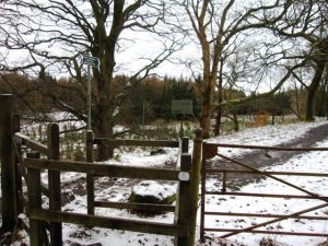 The entrance to the end of the route by Mugdock Country Park. © Richard Barron, Richard Barron