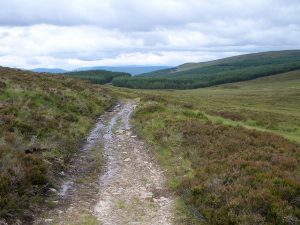 NN591517 Lairig Ghallabhaich looking NNE (2007). This ancient track crosses the high ground between Innerwick in Glen Lyon and Carie next to Loch Rannoch. Rannoch Forest shows up on the skyline. © Lis Burke, Geograph