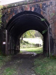 NS751772: the Network Rail sign names this as Bridge No. EGM1/094 and the track as 'Parish Road' - a common enough name in Scotland but use of is generally long lapsed. The bridge has had an internal steel frame fitted to reinforce the structure. © Robert Murray, Geograph