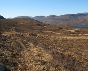 Looking southwest from NC 472 526 with Loch Hope on right. © Stuart Meek, Geograph