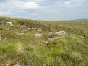 Seen here is one of the small quarries from which roadstone for the path was excavated. In some of these there are piles of roadstone ready for use, although the route has been out of use for a very long time. © david glass, Geograph