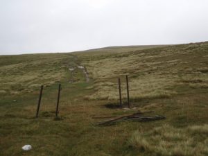 Archaic evidence of the old county boundary on plateau north of Glas Maol. © Graham Marr