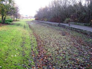 NS736647: Monkland Canal looking east (November 2014). © Alex McGregor, Geograph