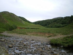 Ford over the Allt Fascadale. The hillpath crosses the burn on these stones; easy going when the water level is low, it might be a bit more interesting during a spate. © Richard Law, Geograph