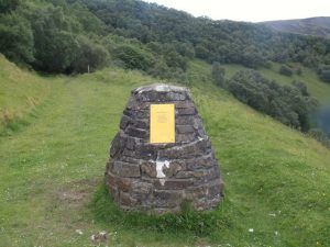 NG598379 looking west along the path approaching Hallaig, the cairn was raised as a memorial to the Raasay townships that fell victim to the Clearances which convulsed the Highlands and Islands during the eighteenth and nineteenth centuries. © Euan Nelson, Geograph