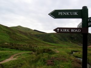 Old Kirk Road from Bavelaw to Penicuik