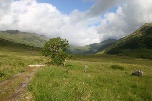 Most of the footbridges on this track from Inverie from Loch Hourn have recently been replaced. Here a stream passes under the track to join the Inverie River. © Bob Jones, Geograph