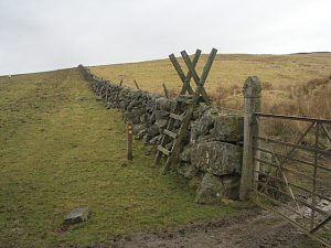 Gate and stile. © Lis Burke , Geographic