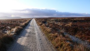 Loch More Track. This is wonderful country for the rough stuff cyclist. A long track into empty lands. © Calum McRoberts, Geograph