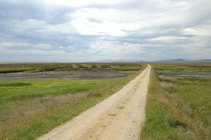 Glutt road - from the edge of Loch More looking back towards the Glutt. © Jim Bain, Geograph