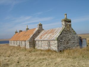 Buildings in the old township of Thulachan.  , © David Glass
