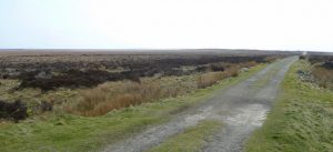 ND084459 looking SSE along the road south of Lochmore Cottage. Old shielings, settlements, hut circles and the abandoned chapel at Achscoriclate lie out in the grouse moorland to the east and south of Loch More. © Jonathan Billinger, Geograph