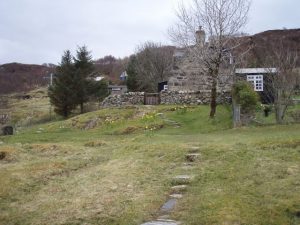 Ardmore is reached either by foot along the path or by boat across the loch. Mail deliveries stopped when Royal Mail decided it was too dangerous on health&safety grounds to make the journey. They had managed for over 100 years. © Roger McLachlan, Geograph