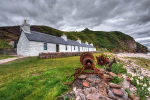 Fisher houses, now restored by the Landmark Trust. Known as the Shore Cottages, they are available for holiday lets. © The Landmark Trust, Landmark Trust via email