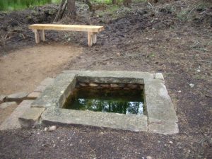 NJ 434036: Upper Well, Poldhu. An ancient spring, that became a Victorian chalybeate well at a time when it was fashionable to 'take the waters'. © Stanley Howe, Geograph