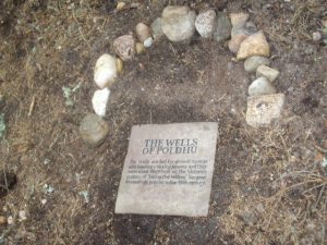 NJ 436036: a plaque commemorating the official opening of the restored wells in June 2009. © Stanley Howe, Geograph
