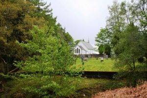 NN 213 819: Kilmonivaig churchyard by Spean Bridge. Built in 1812, altered by Alexander Ross in 1891. © Andrew Wood, Geograph