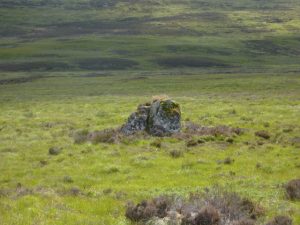 The imposing boulder of Clais na Faire, which it is thought the droves would have passed by.   , © Neil Ramsay