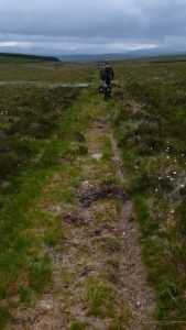 The path to the Crask Inn. After a month of dry weather, this path was a delight to ride along. We'd heard that it could be really boggy, but it wasn't. © Stuart Milton, Geograph
