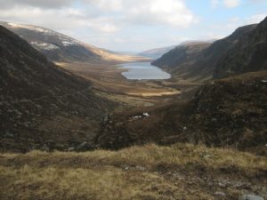View from Bealach Easach looking east to Loch a' Bhealaich. © Stuart Meek, Geograph