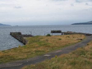 Craigendoran Pier was opened in 1882. There was once a bay platform here curving down from the railway line to the pierhead. The Craigendoran Pier station closed to regular passenger traffic in 1964. © William Craig, Geograph