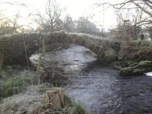 A frosty morning at the Bramble Bridge (February 2013). © Claire Bird, Claire Bird (Stirling Rangers)