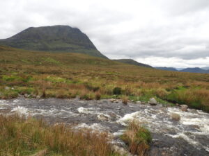 Allt Garbh and Ben Hope, Moine Path © Neil Birch