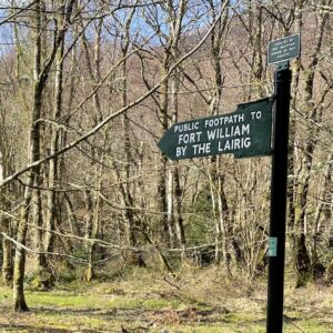 ScotWays' 1960s signpost at Kinlochleven © Andrew Moss
